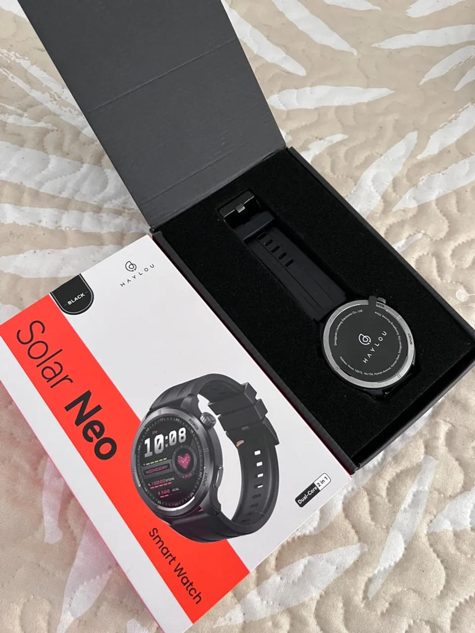 Smartwatch Haylou Solar Neo - Novo na caixa