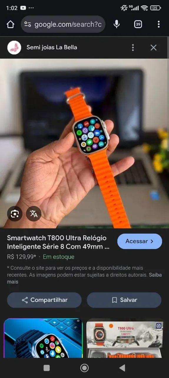 Relógio t800 ultra - Foto 2
