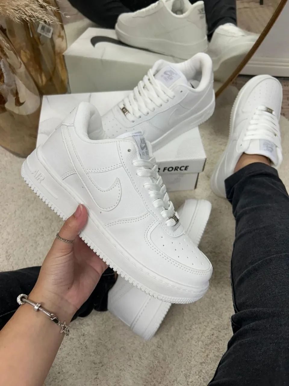 Tênis Nike Air Force 1 Branco - 34 ao 43 - Calçados - Centro