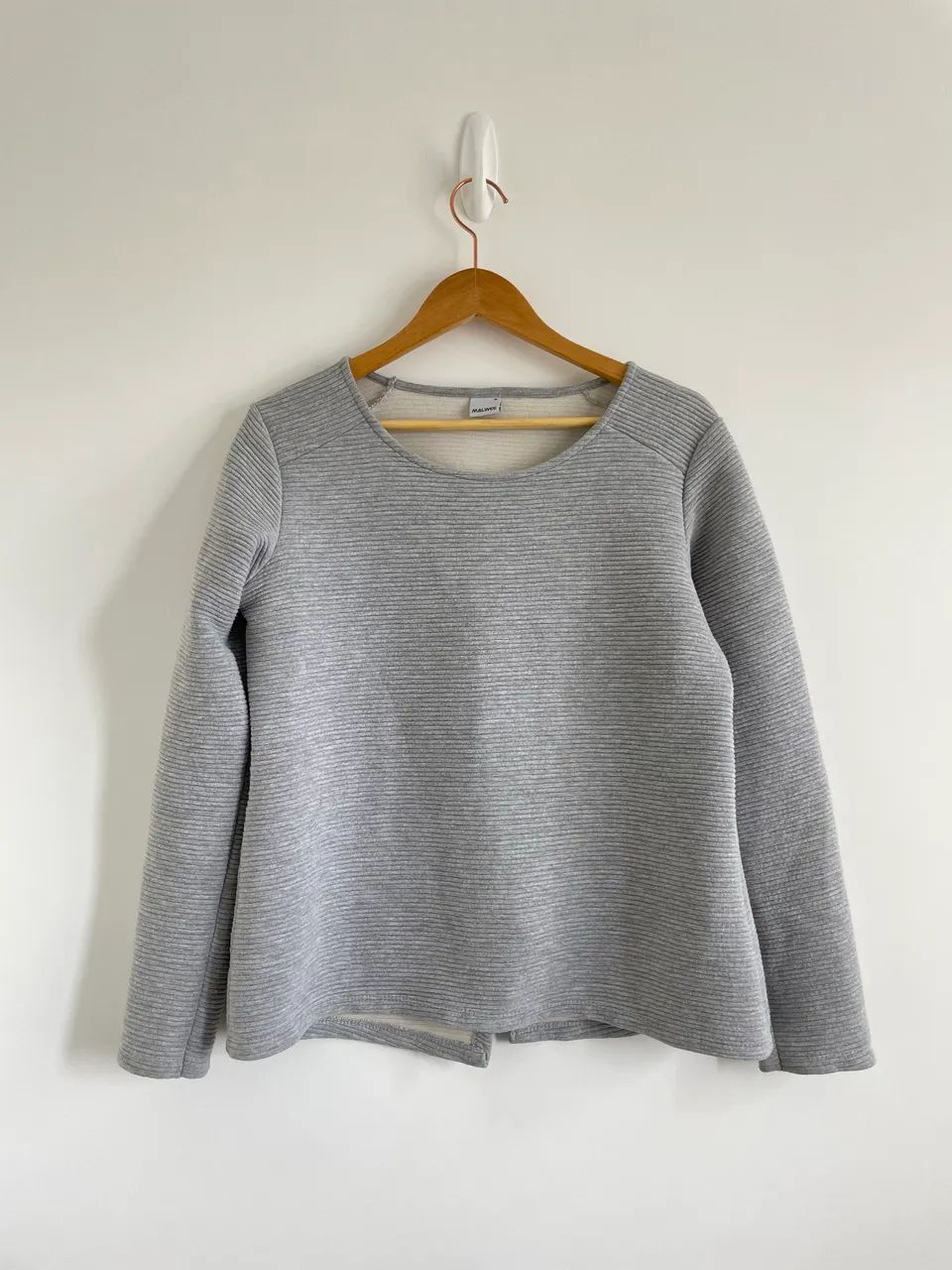 Blusa feminina tam M cinza da Malwee