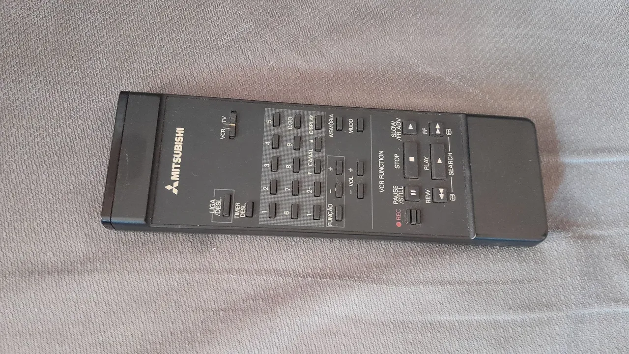 Controle Remoto Mitsubishi para Vídeo Cassete Hs-x90