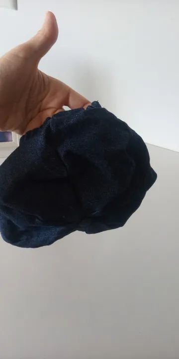 Boina com aba em jeans Lilica Ripilica com botons - Foto 5