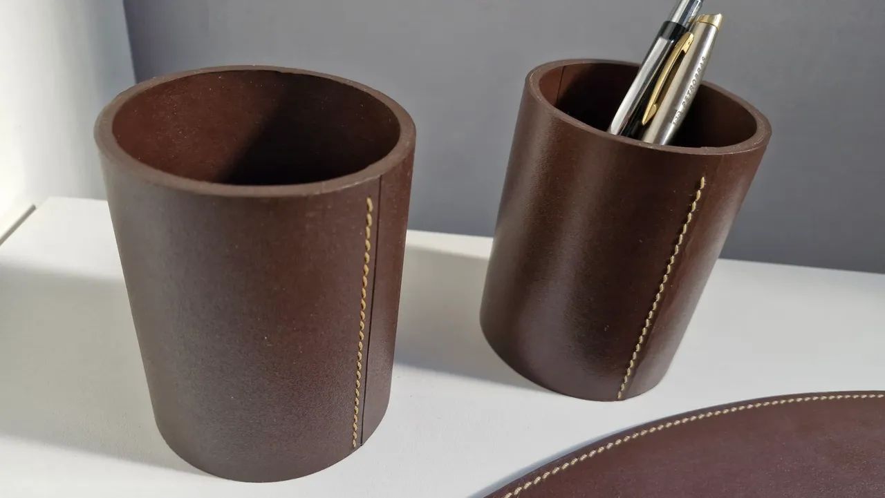Conjunto de Escritório Couro tokstock - Foto 3