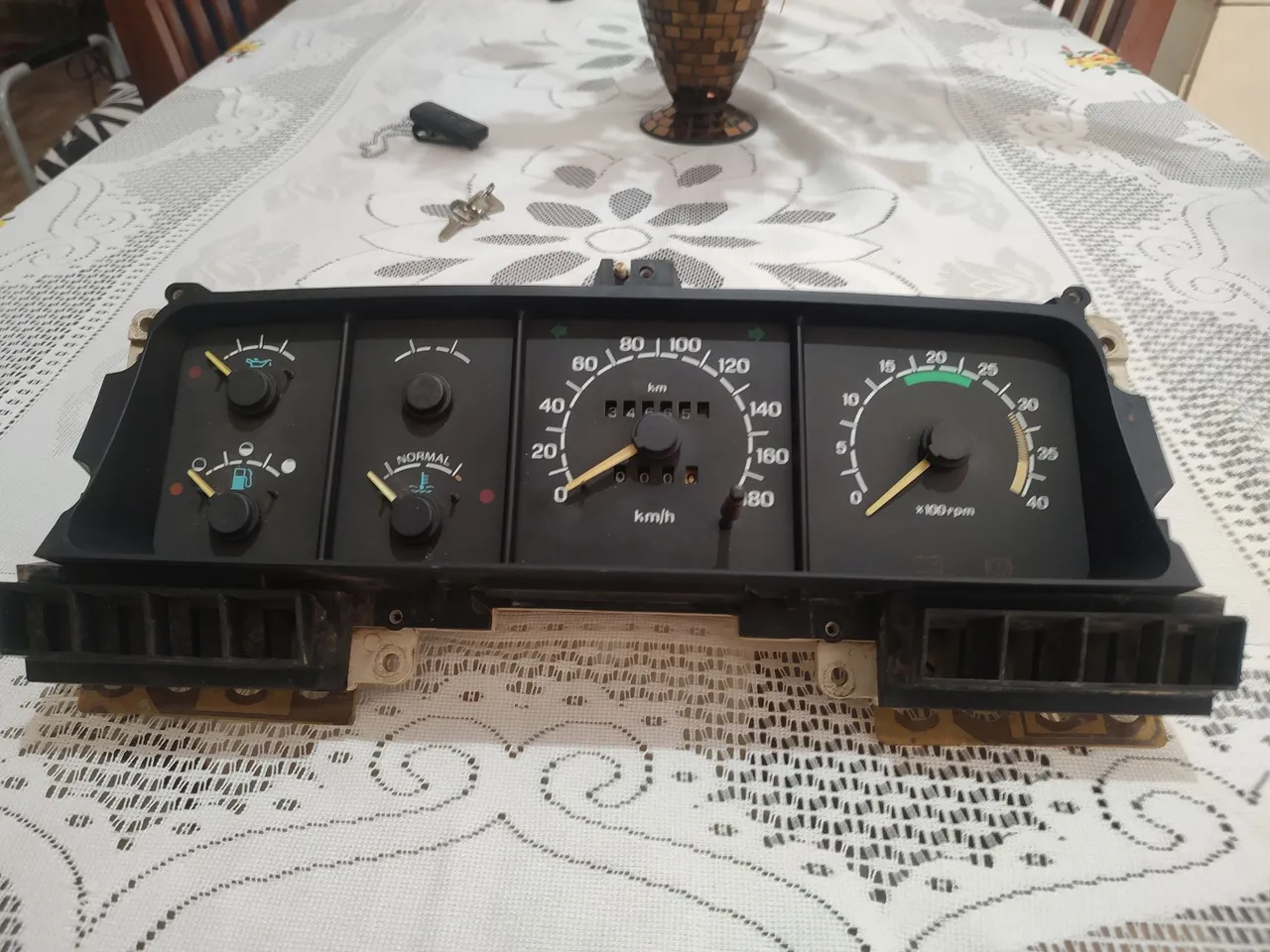 Painel de Instrumentos Automotivo -capota de fibra de D20