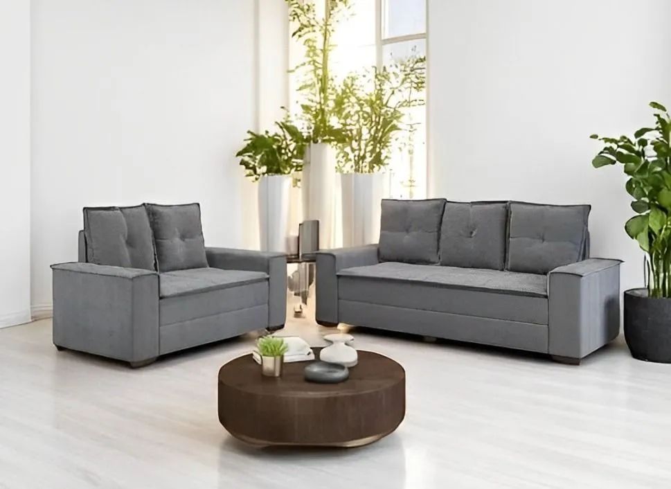 Conjunto completo Sofá de 2 e 3 lugares novos 