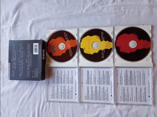 Kiss rock CDs box Lp vinil disco heavy metal KISS iron maiden sabbath ozzy rock roll - Foto 4