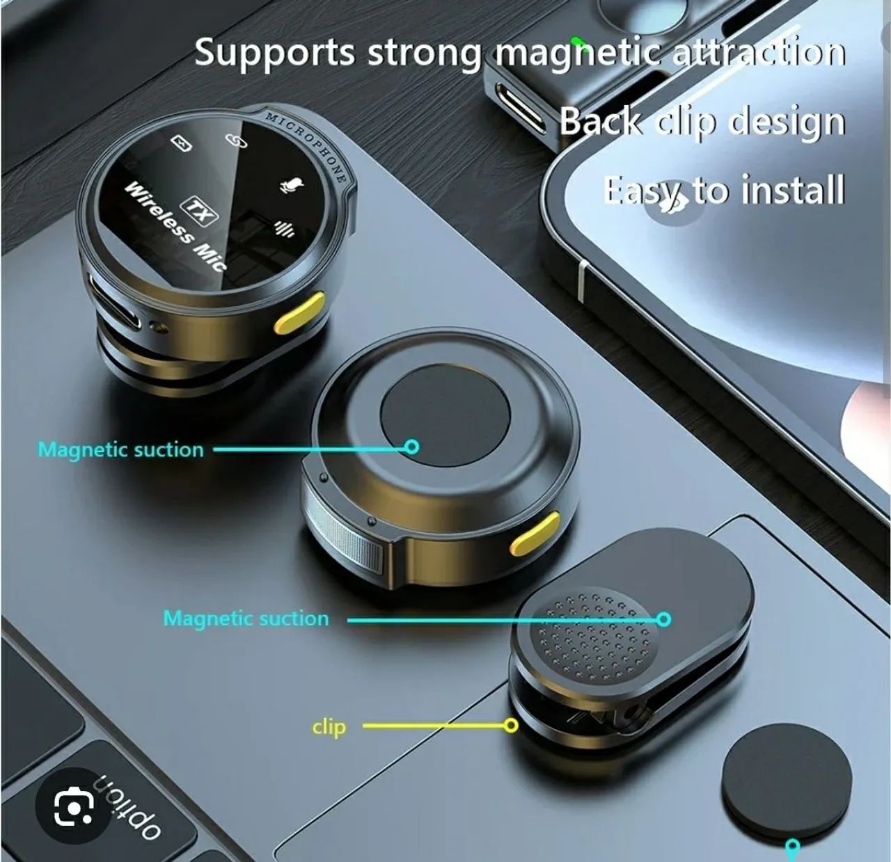 Microfone de Lapela Xiaomi Profissional Original - Foto 4