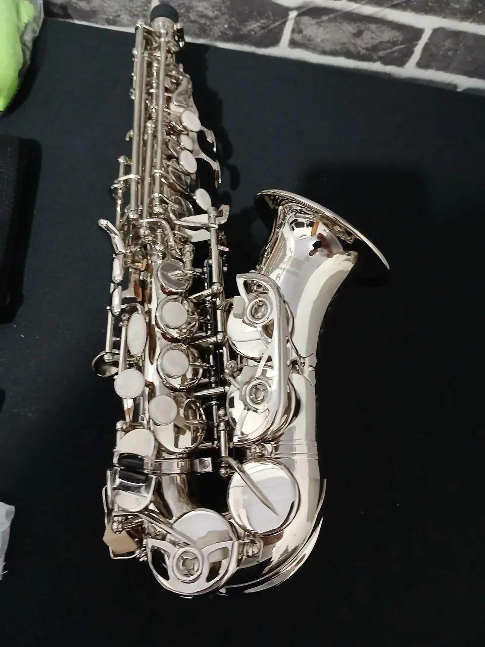 Saxofone Soprano inox cromad Novo