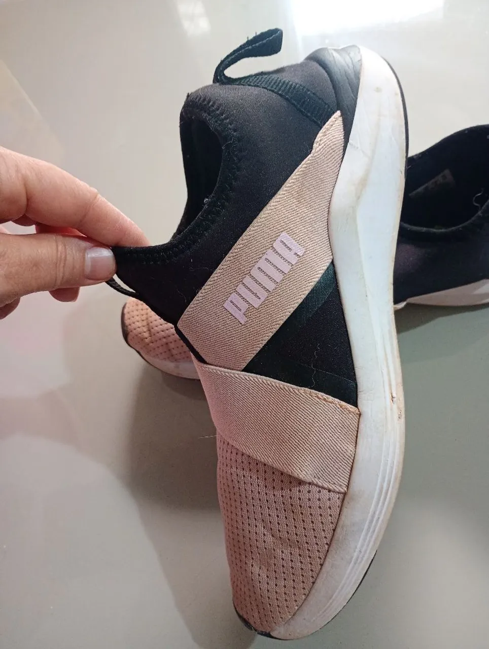 Tênis Puma Feminino Rosa e Preto original 37/38
