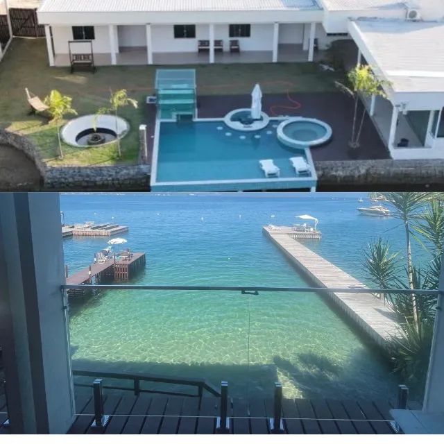 Casa de praia com piscina, sauna, churrasqueira e hidro aquecida