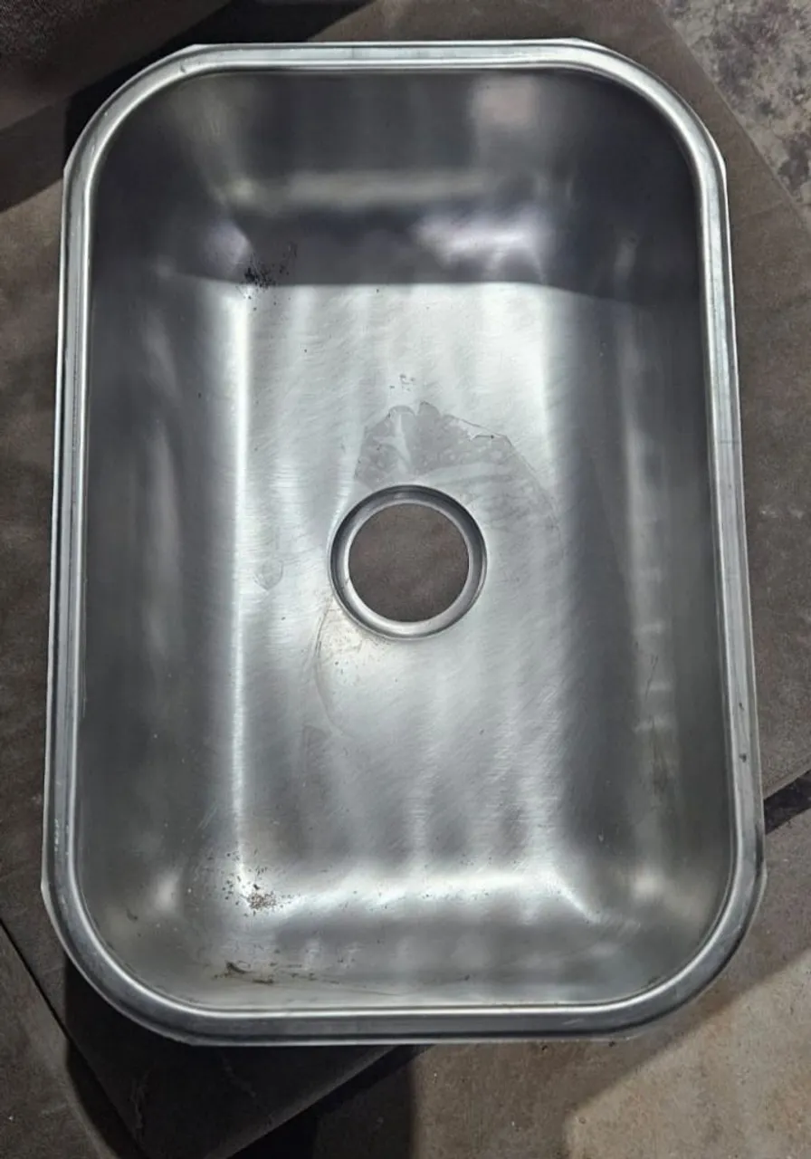 Pia de cozinha em aço inox NOVA