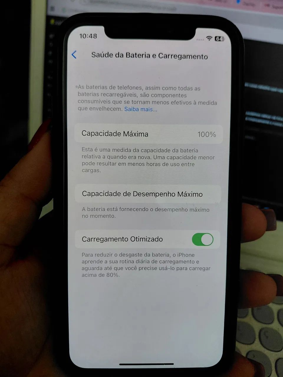 IPhone X em excelente estado de conservação  - Foto 3