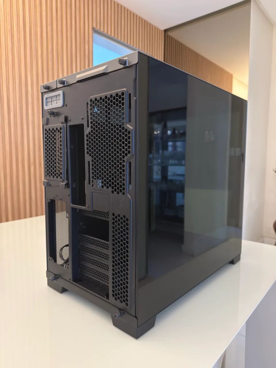 Gabinete Gamer Lian Li O11 Dynamic Evo Prata Mid tower - Foto 4