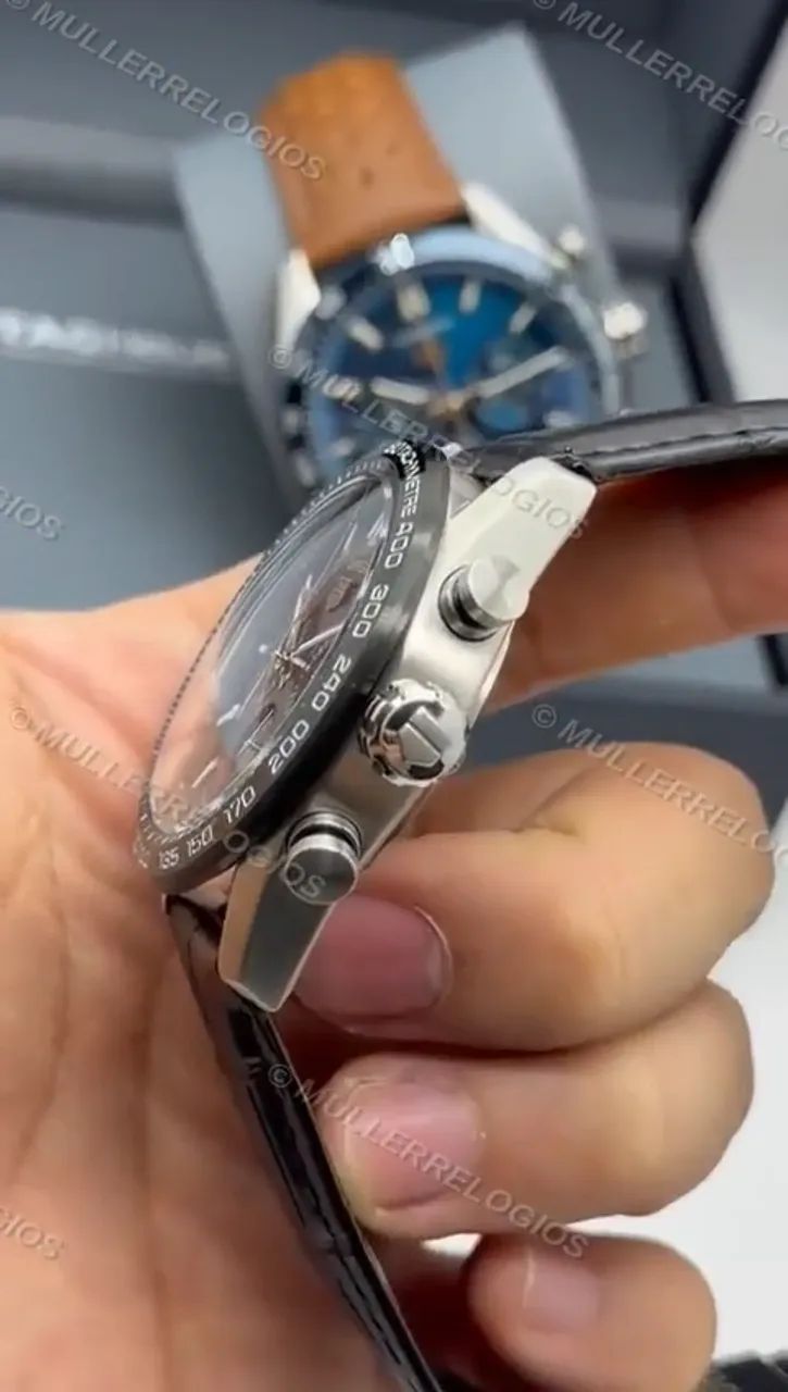 Tag Heuer Carrera Date 44mm + Caixa Completa - Foto 5