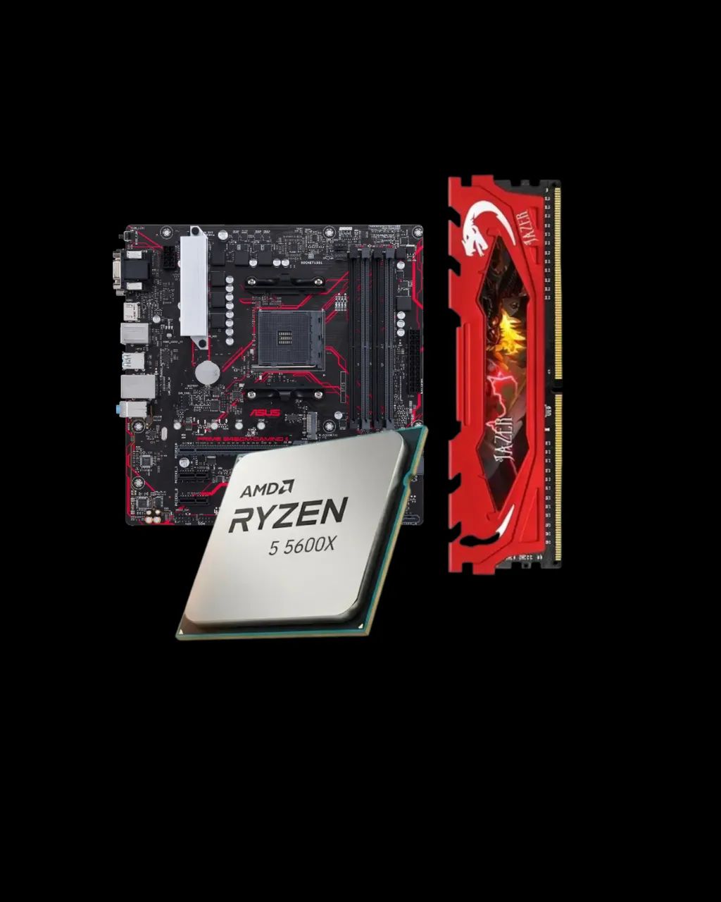 Troco KIT AM4 ( Placa Mãe , processador e RAM ) 