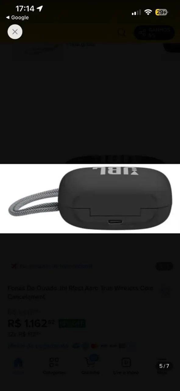 Fone bluetooth 