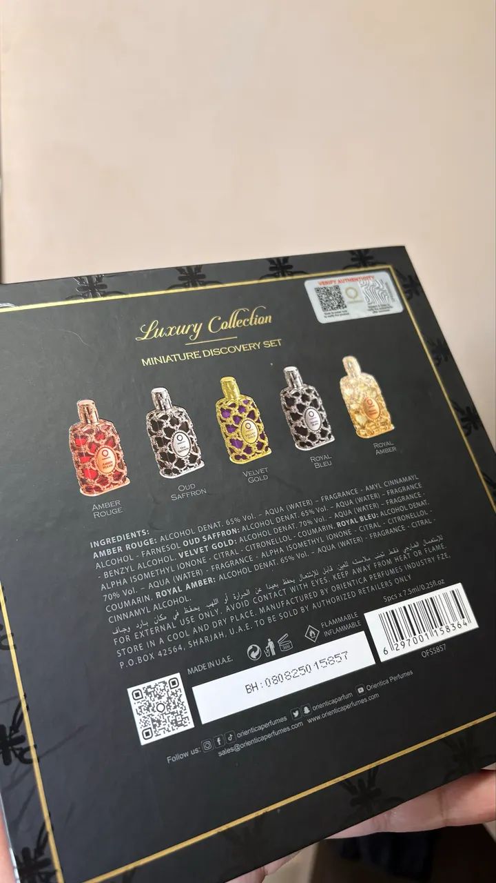 Perfume Arabe Luxury Collection Orientica - Foto 2
