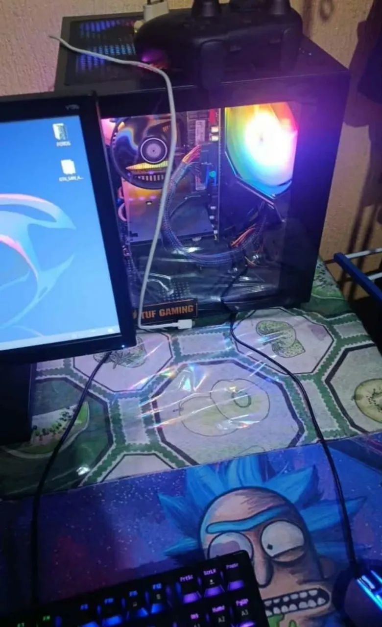Computador, com rx580 8vram , 16 de ram , mouse teclado . - Foto 2