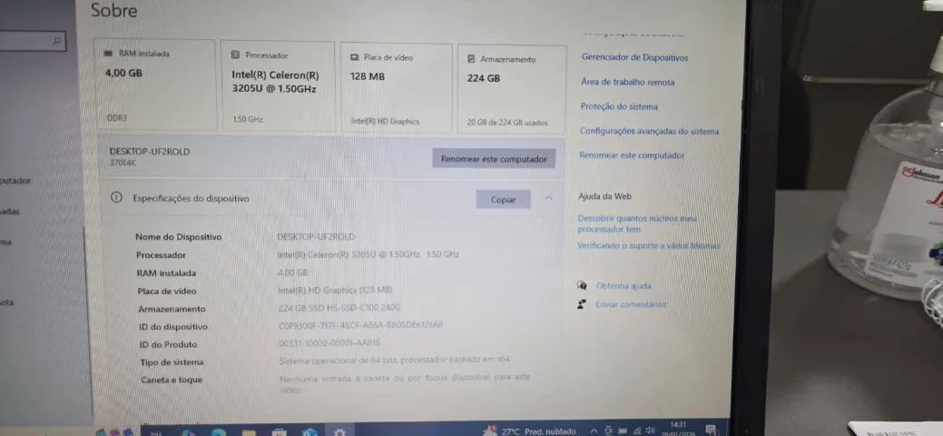 Notebook Samsung NP370E4K
