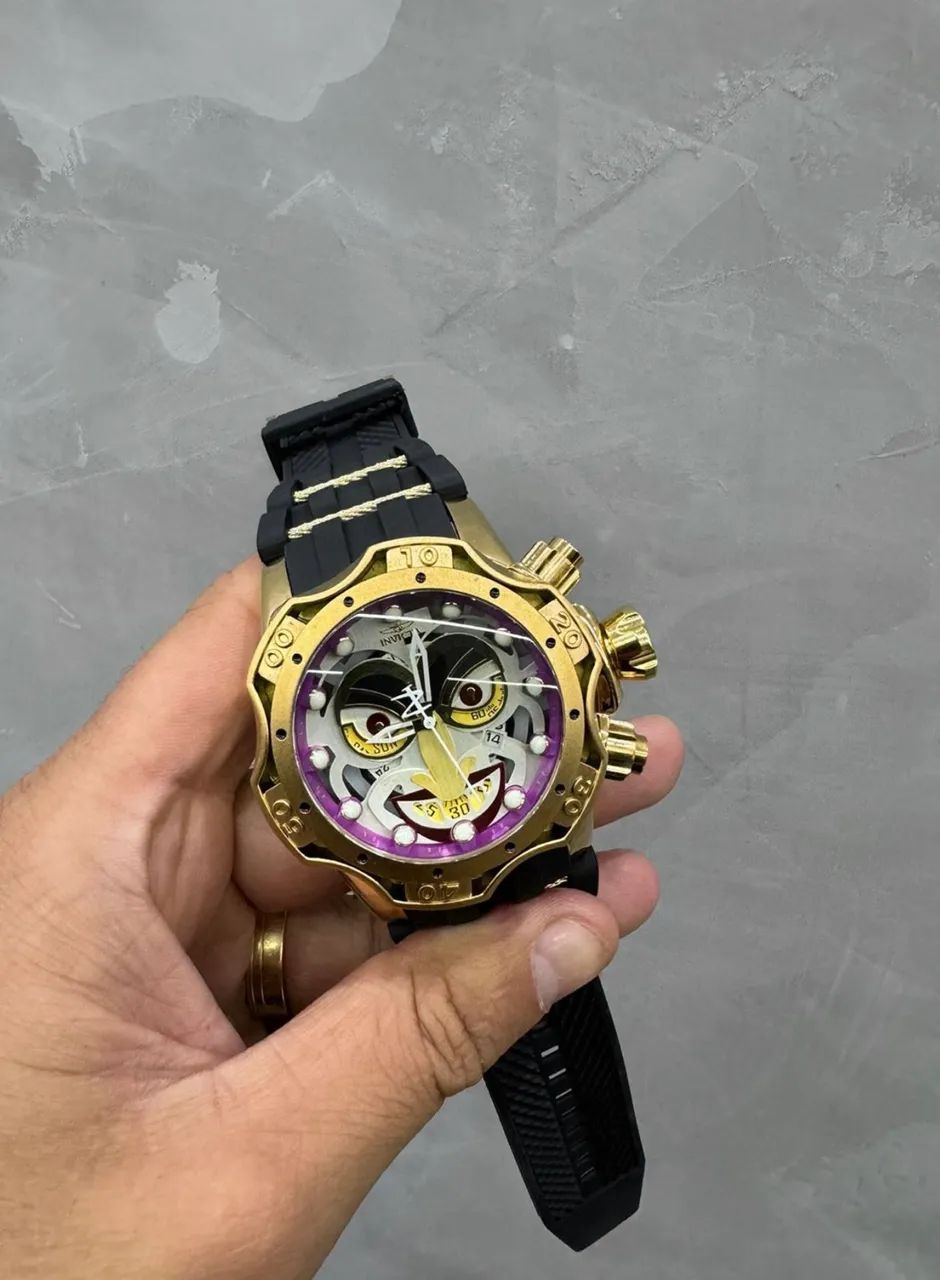 Relógio Invicta joker pulseira de silicone 