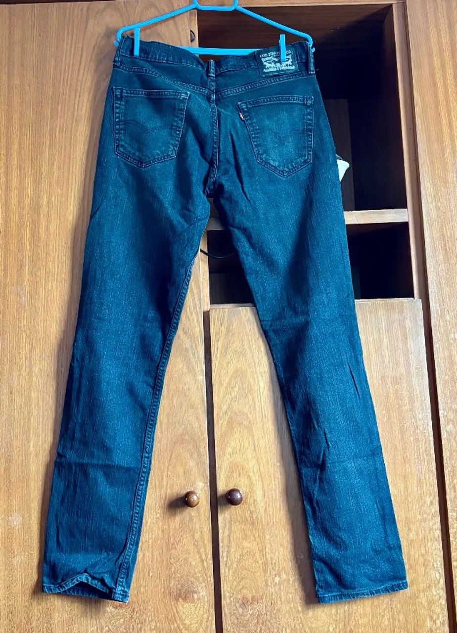 4) CALÇA JEANS MASCULINA LEVI STRAUSS TAM USA 32x34 (BR 44) - Foto 2