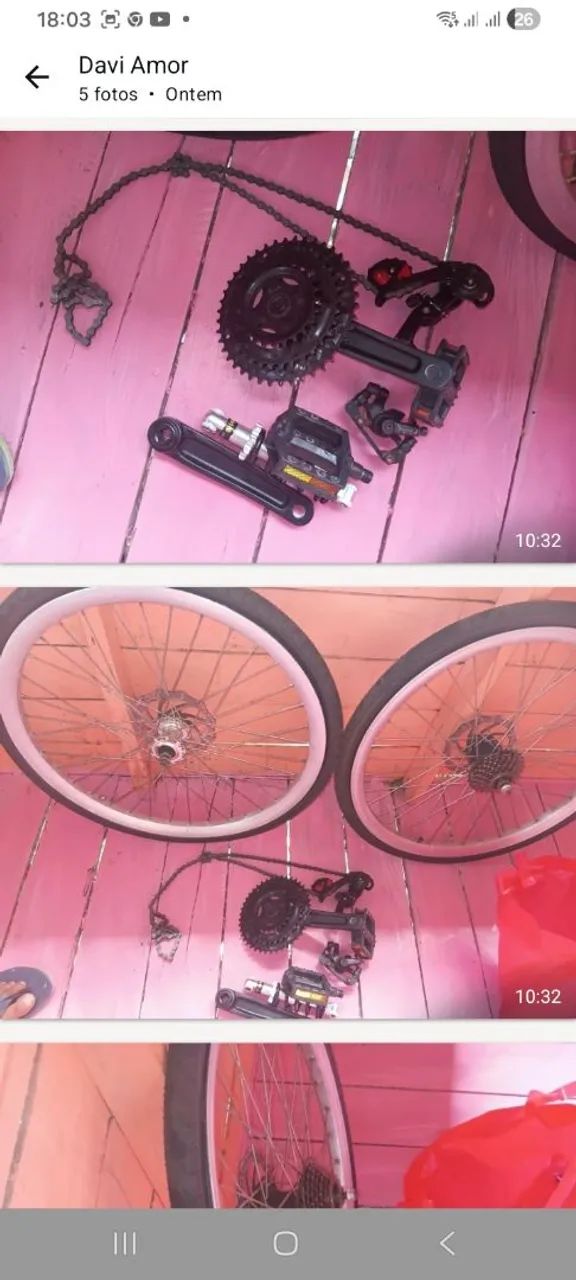 Vendo essa roda com todos  as peças  - Foto 3