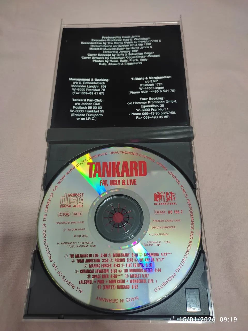 Cd de Heavy Metal "Tankard"  - Foto 3