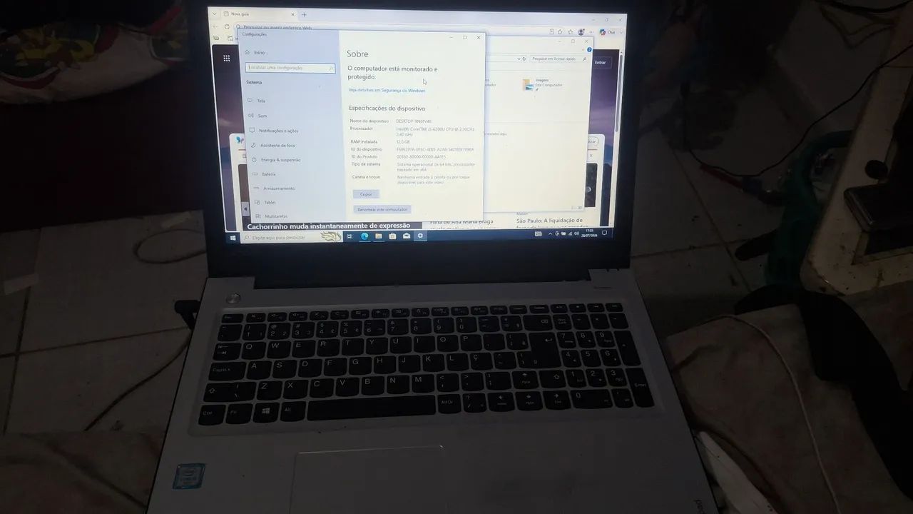 Notebook Lenovo IdeaPad 310 ? Intel Core i5 / 12GB RAM