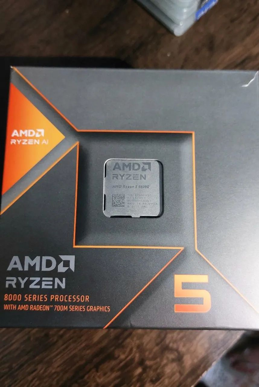Processador AMD Ryzen 5 8600G Para Placas Mãe AM5.