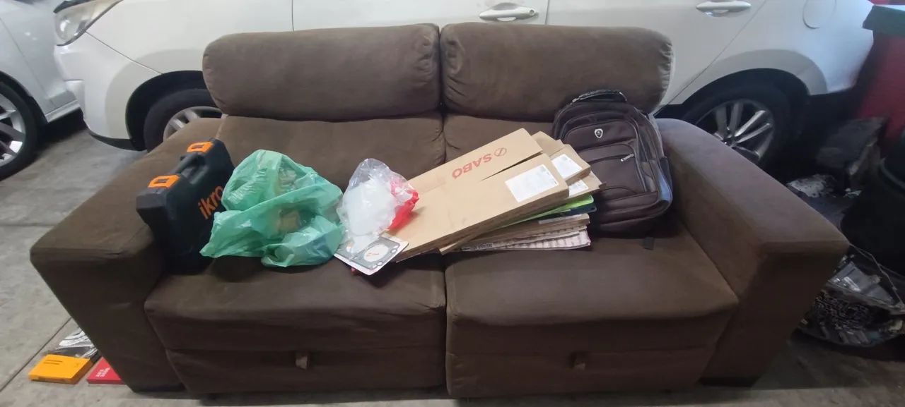 Sofá retrátil em bom estado. - Foto 2