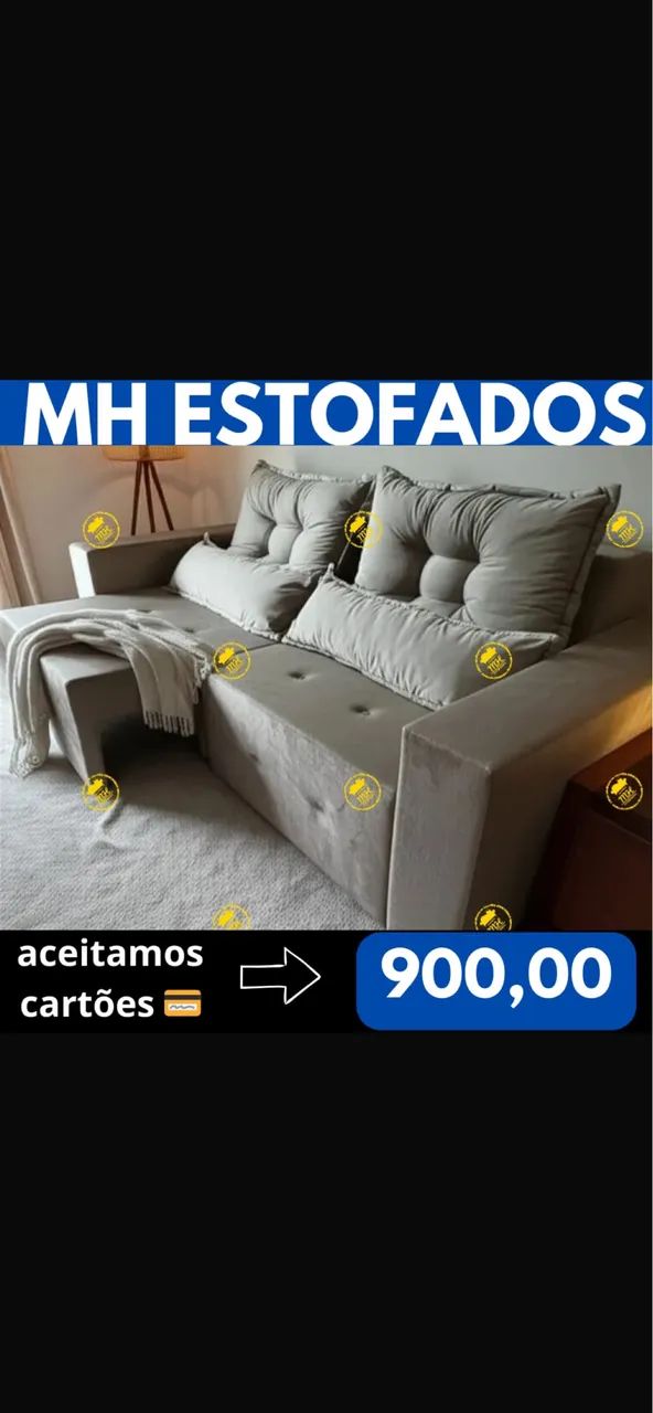BLACK FRIDAY ? Todos os sofás com preços de fábrica! Aproveite agora! ?  - Foto 4