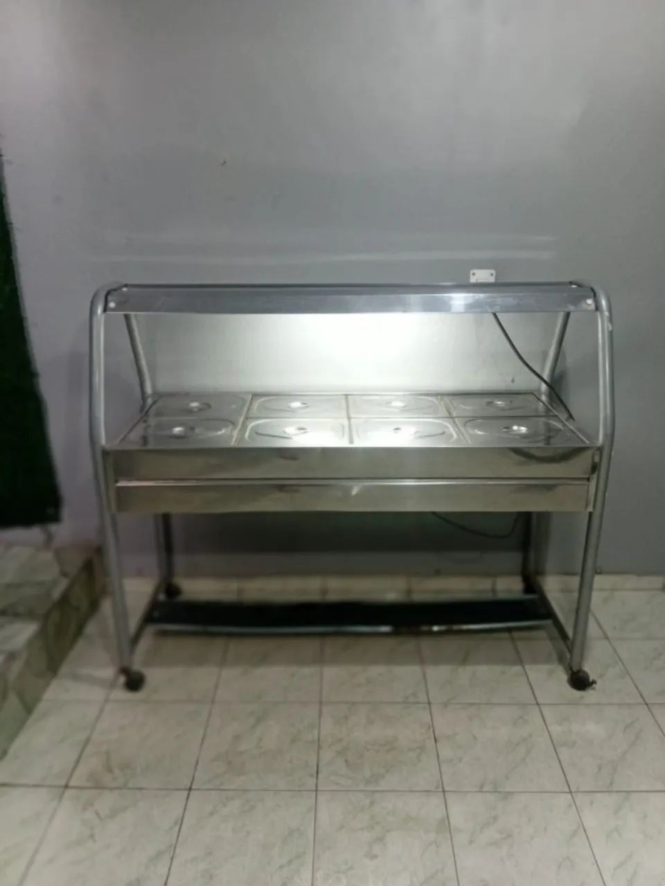 Carrinho Buffet Self Service Térmico 8 Cubas Quentes - Foto 2