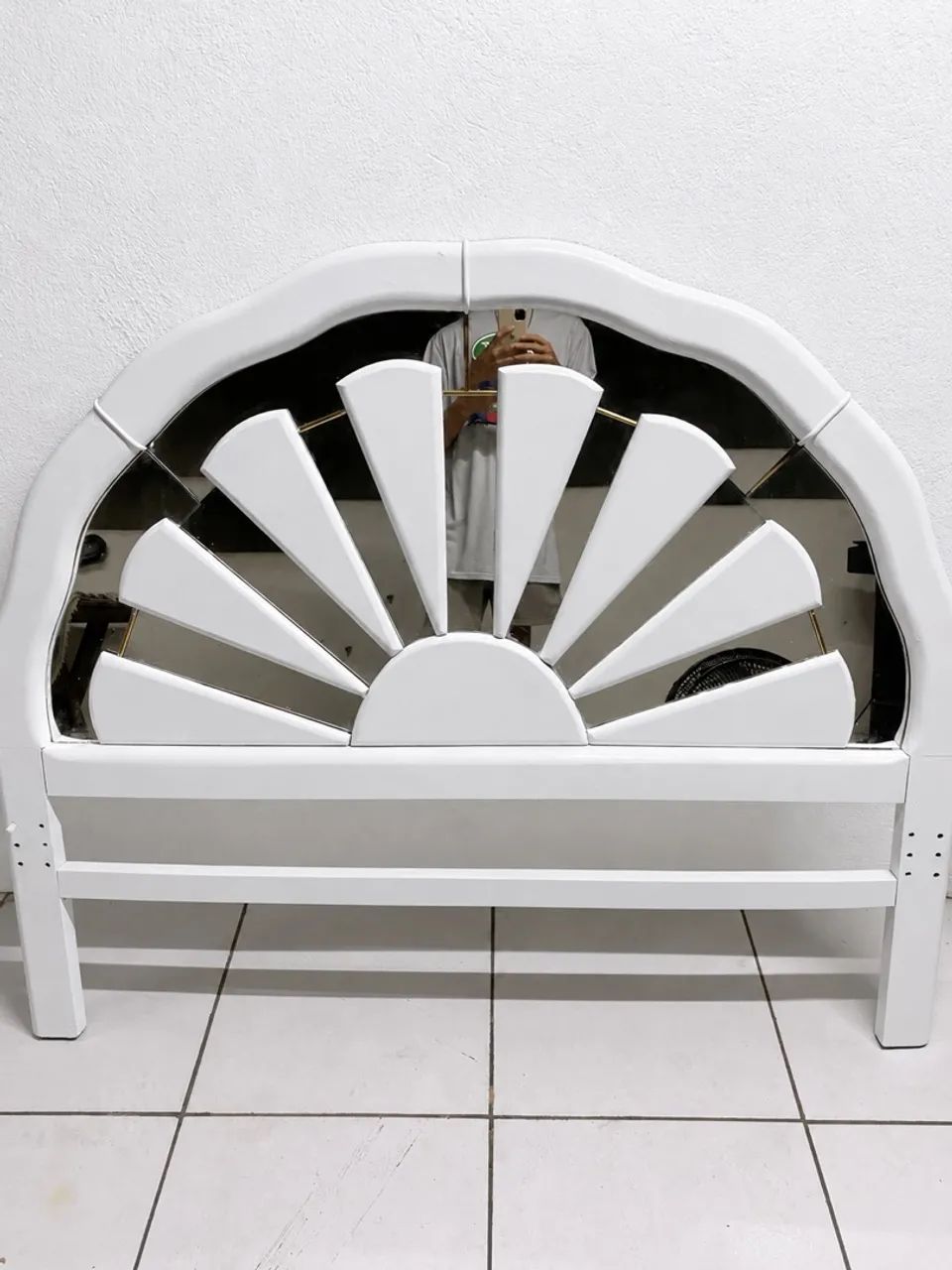 Cama de casal com espelho(cabeceira) - Foto 2
