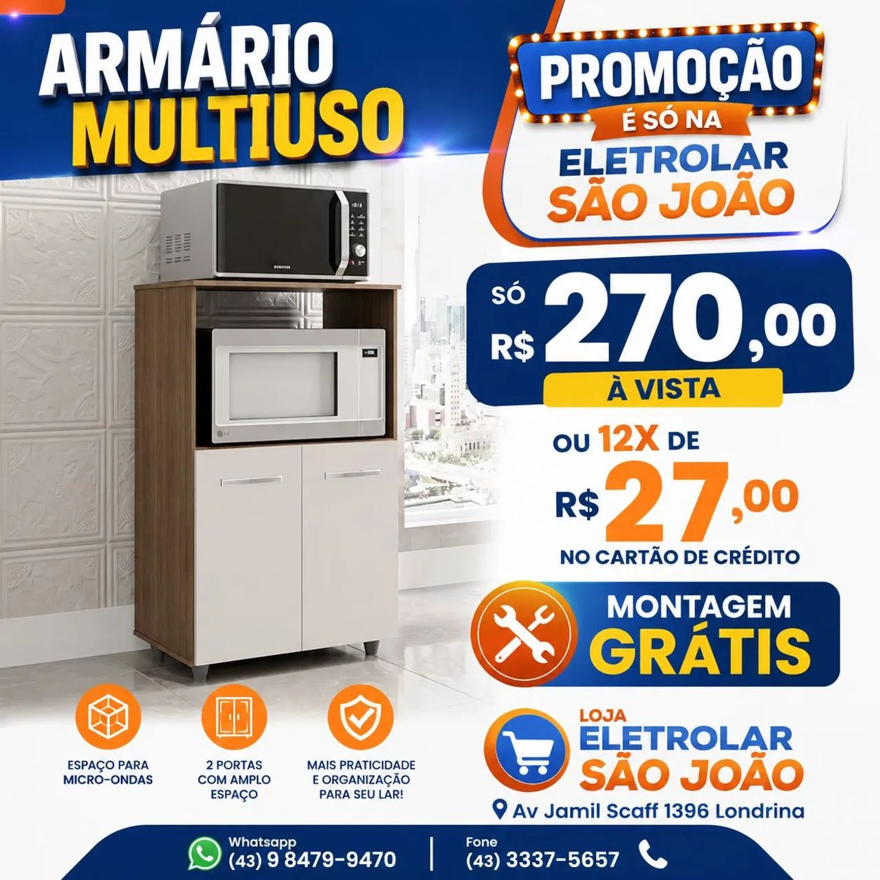 Armário multiuso 
