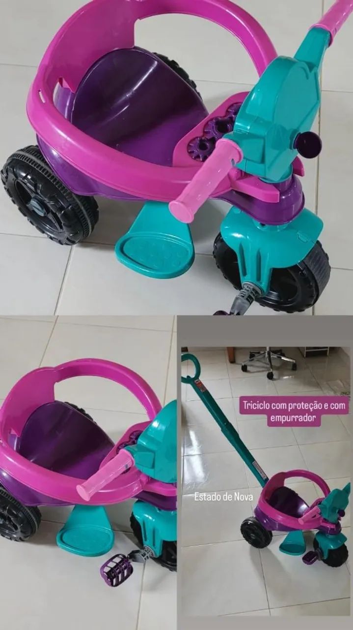 Carrinho de passeio menina  - Foto 2