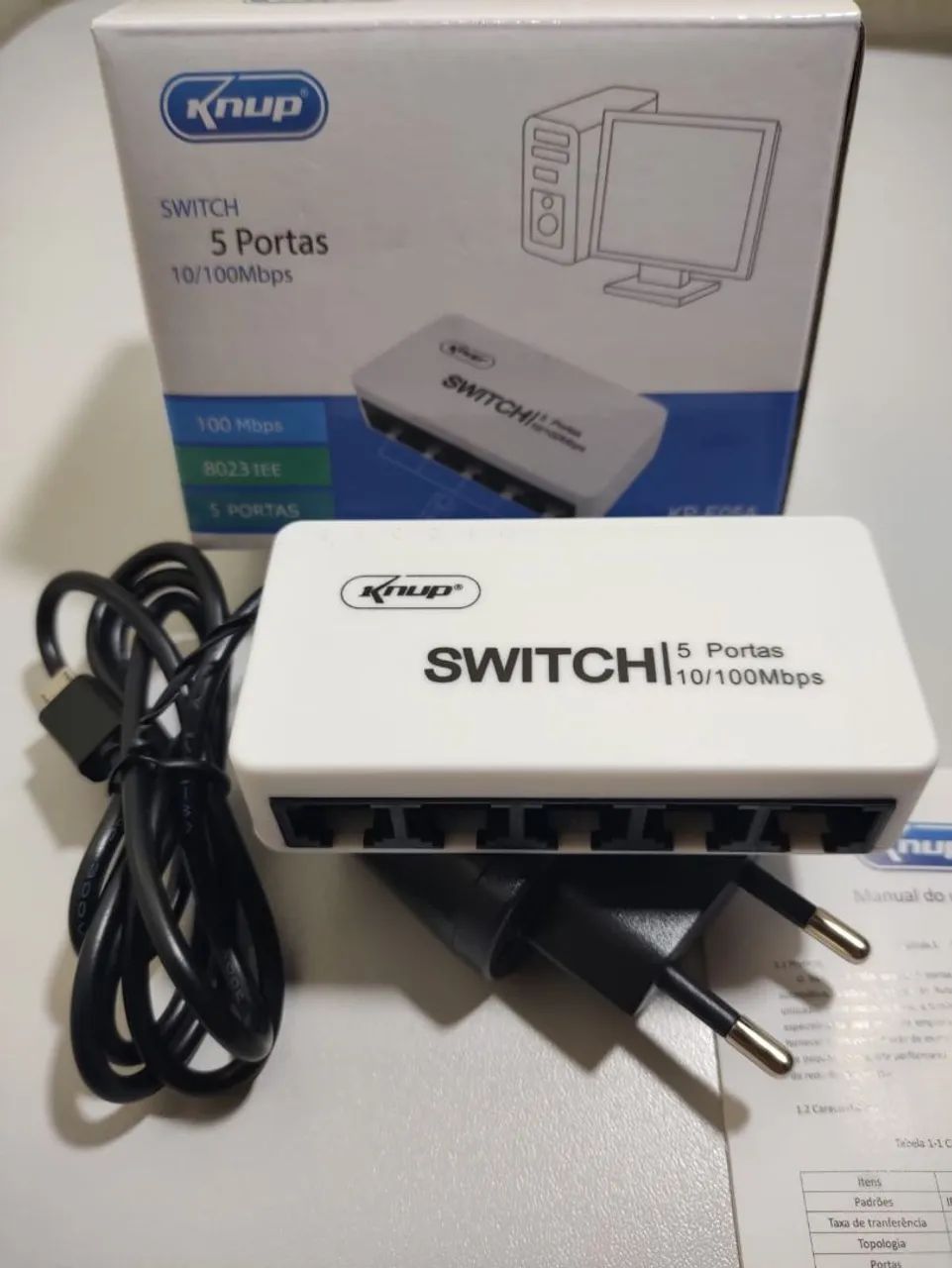 Vendo Switch de internet RJ 45, modelo KP-EOSA 
