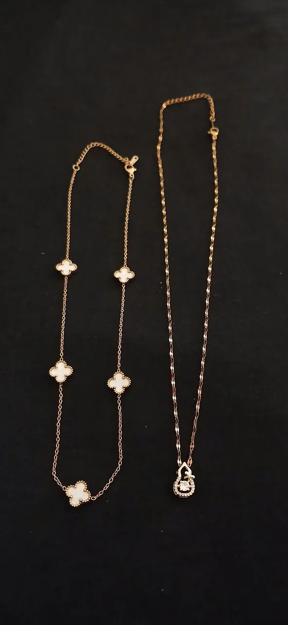 Colar Feminino Dourado 