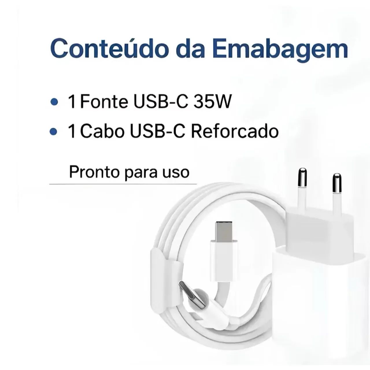 Carregador Apple 35W (Cabo e Fonte) - Foto 3