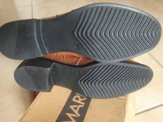 Bota Spatifilus Couro Marrom Nº 35 Nova - Foto 4