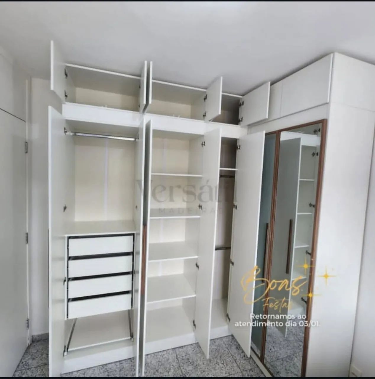 BAIXOU PRA LEVAR!!! Guarda roupa modular de excelente qualidade  - Foto 3