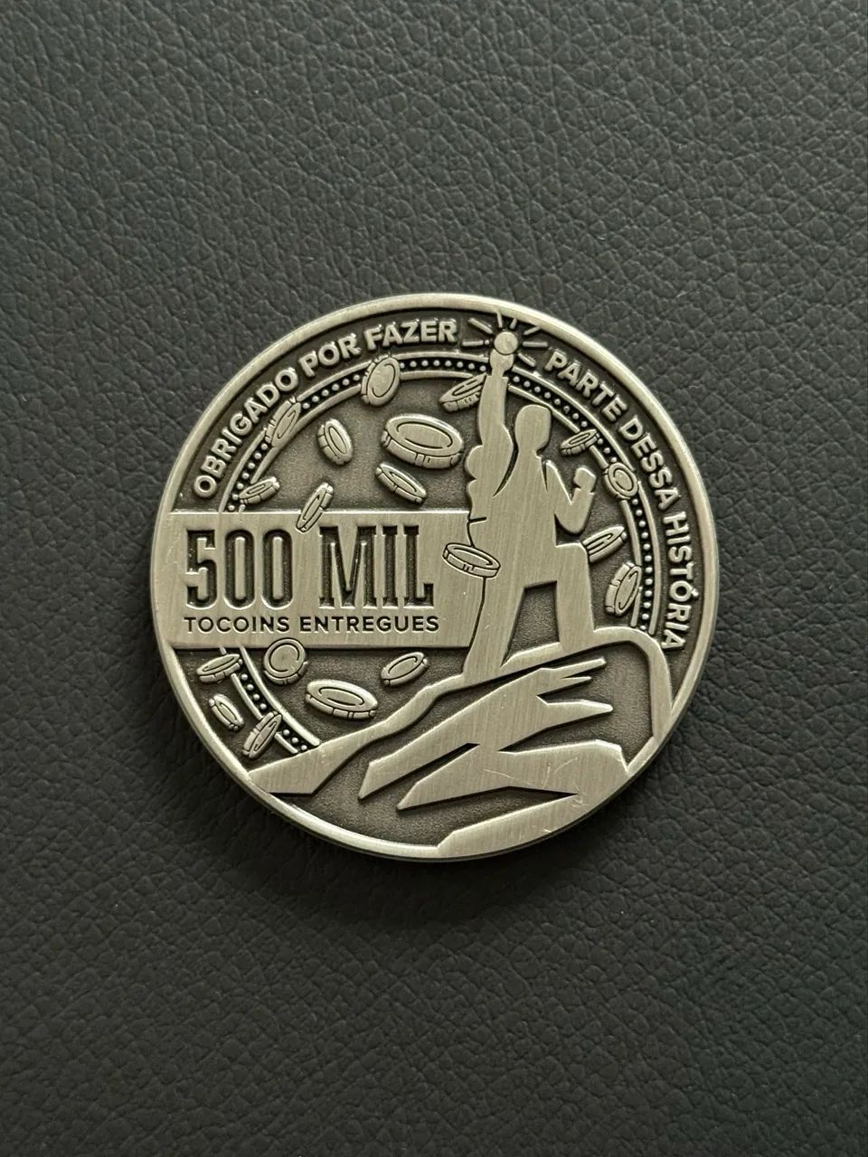 Moeda Challenge Coin Tocoin 500 Mil