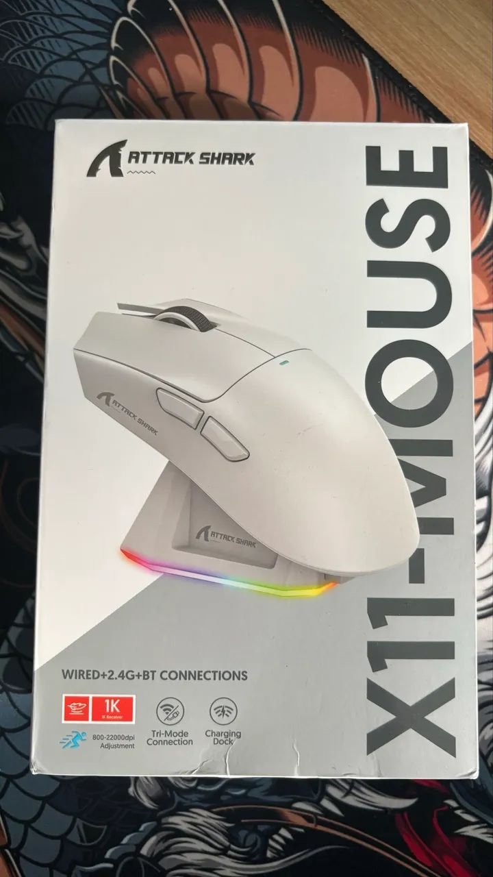 Mouse Sem Fio Attack Shark X11