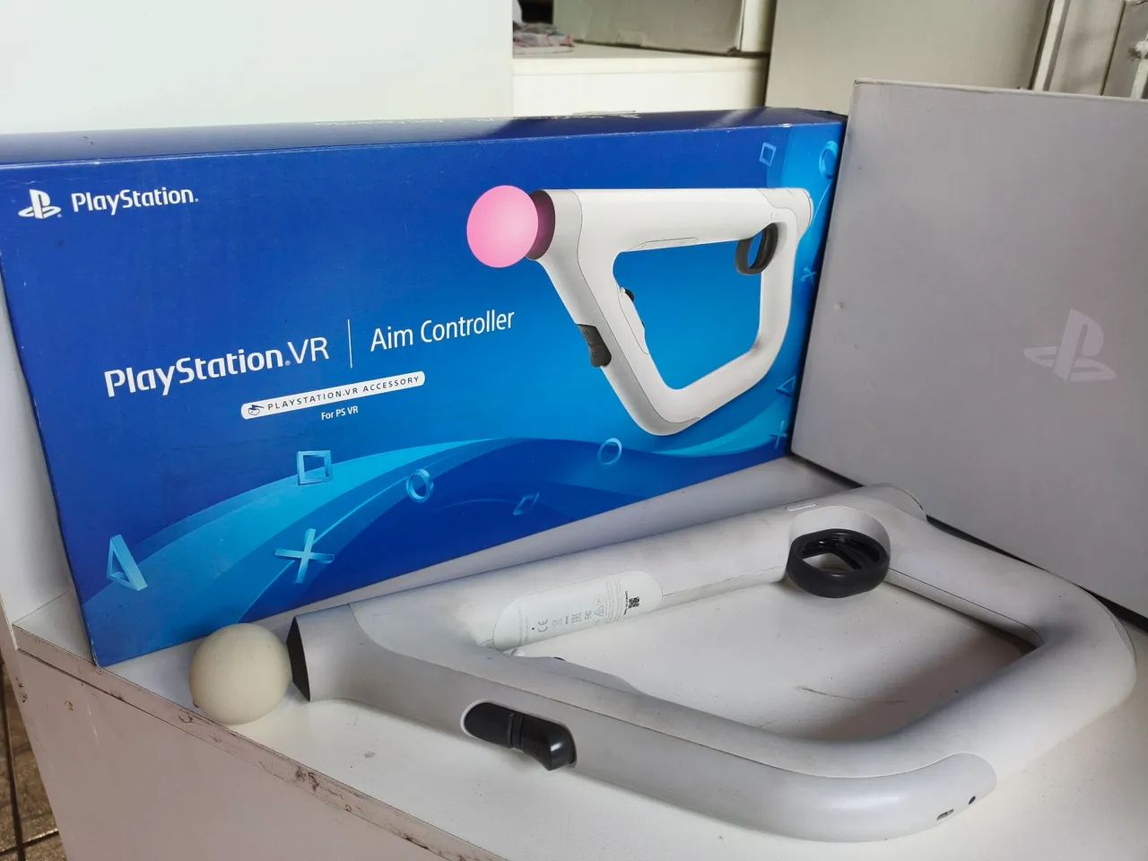 Óculos VR PlayStation + AIM controller + Jogos (LEIA) - Foto 2