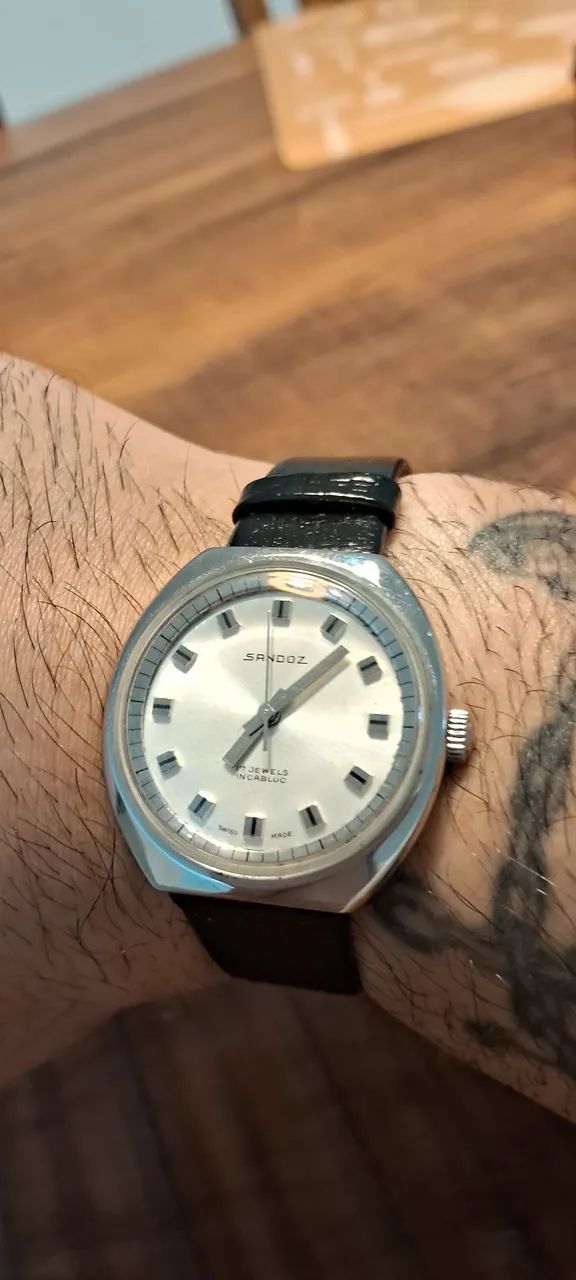 Relógio automático vintage Citizen Technos Titus Jupiter e Sandoz - Foto 4