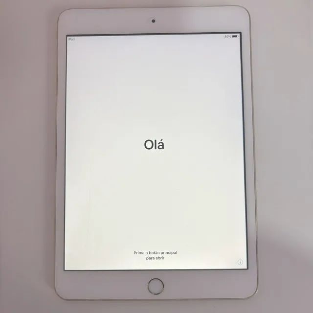 iPad Mini 3 64GB Dourado Wi-Fi (Ótimo Estado) Com Caixa Original