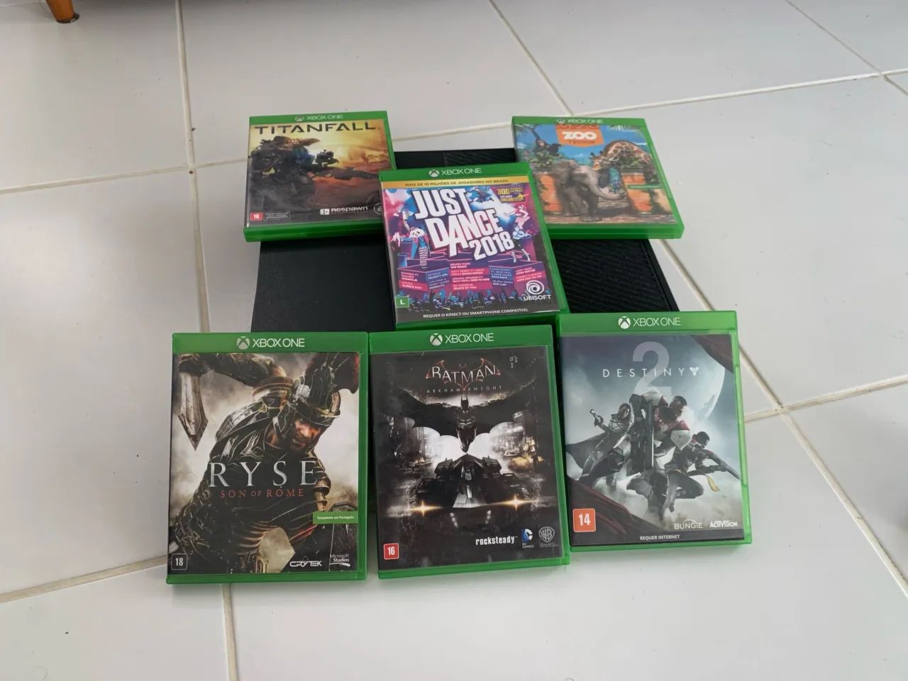 Xbox one fat com jogos 