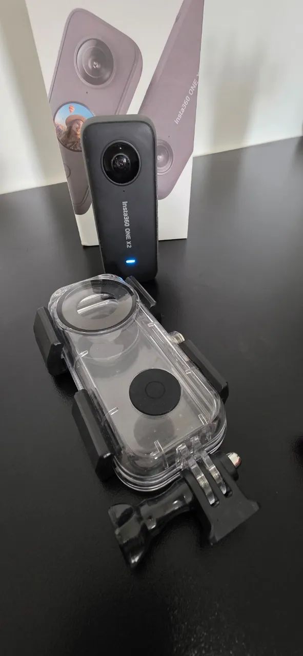 Camera Insta360 X2 5.7k + Memória de 128gb + Acessórios - Foto 4