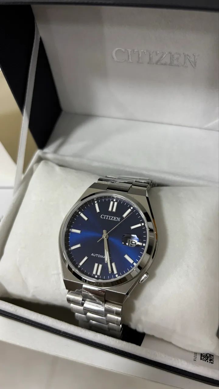 Relogio Citzen Tsuyosa 40mm Azul - Foto 3