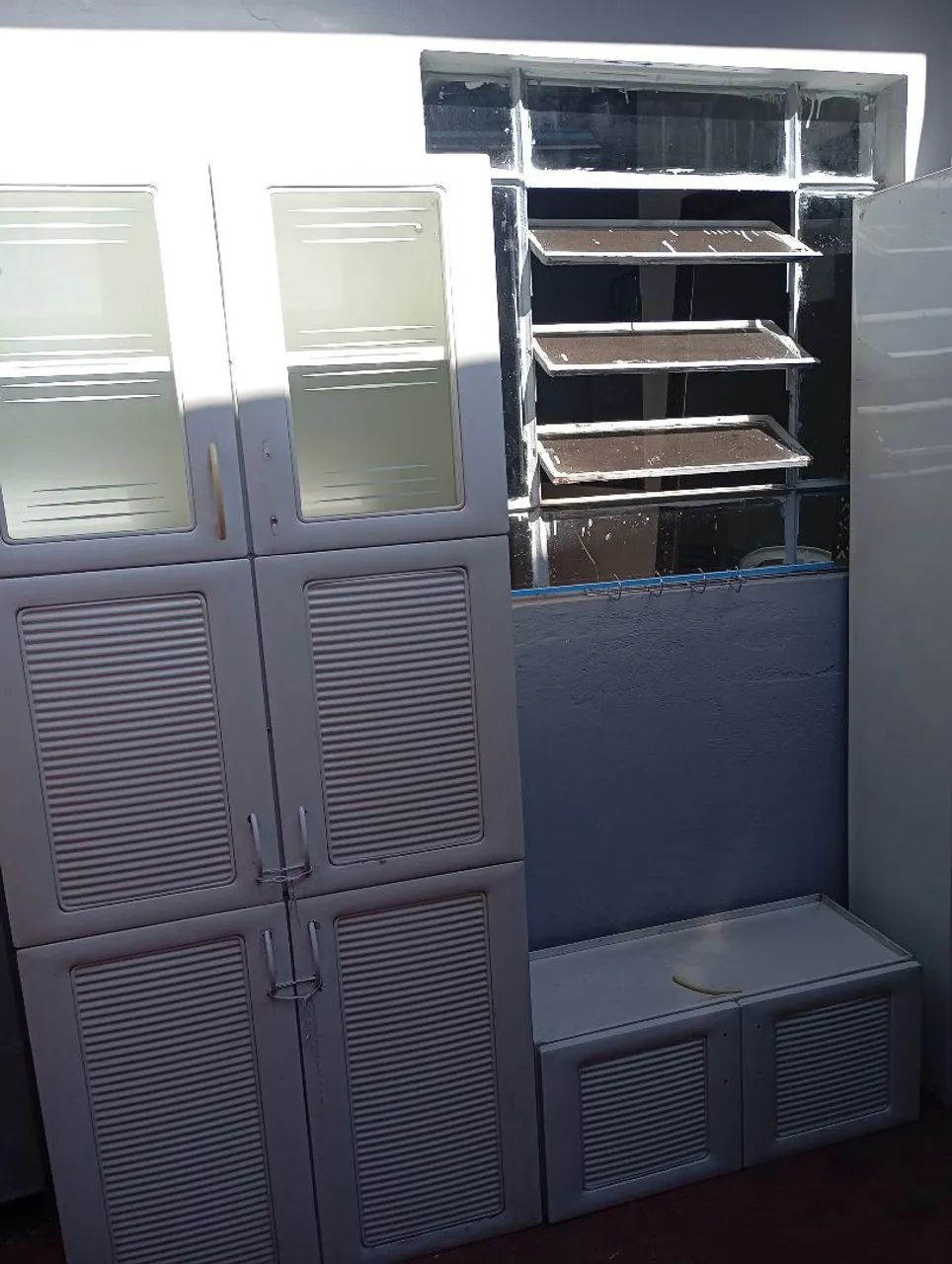 Armário de aço  3 pc marca bertolimi