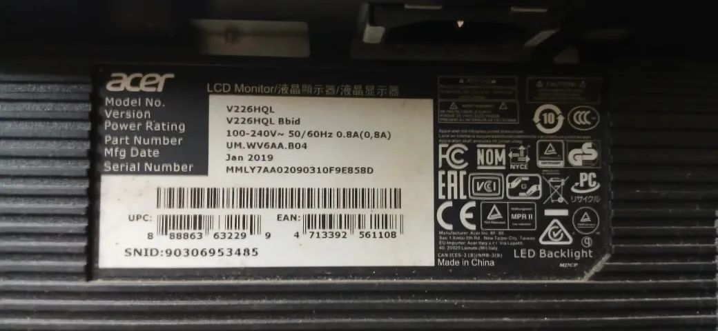 Monitor Acer 21,5 polegadas ótimo estado - Foto 2